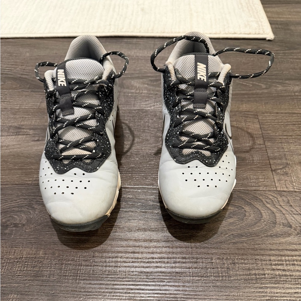 Nike Black and White Baseball Cleats
